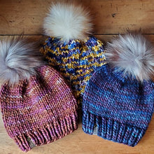 Load image into Gallery viewer, Learn to Knit 3: Easy Cozy Hat
