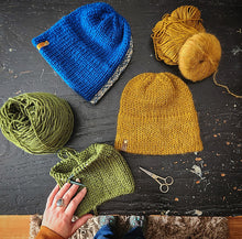 Load image into Gallery viewer, Learn to Knit 2: Two Island Lake Hat
